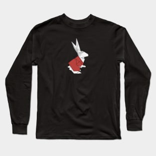 Origami Red Bunny _ Bunniesmee Wonderland Long Sleeve T-Shirt